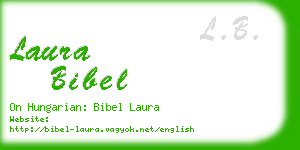 laura bibel business card